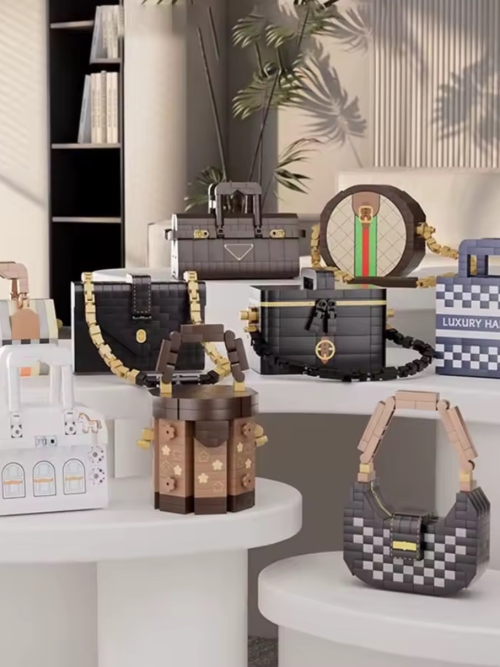 Fashion handbags building blocks in Round - Picture 8 of 10